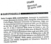 1988 Roma Università La Sapienza 